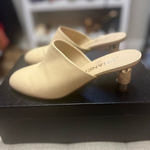 Chanel Mule Shoes ( Size 37 )